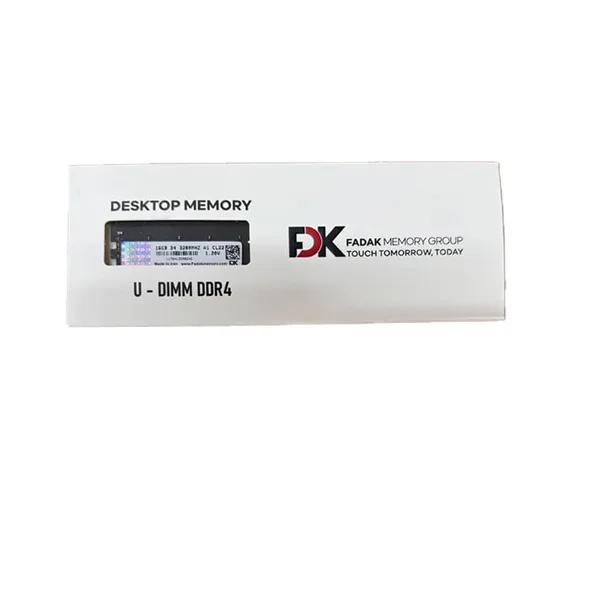 رم دسکتاپ DDR4 تک کاناله 3200 مگاهرتز CL22 فدک مدل A1 ظرفیت 16 گیگابایت