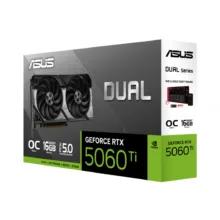 کارت گرافیک مبتنی بر NVIDIA ایسوس مدل Dual GeForce RTX 5060 Ti 16GB GDDR7 OC Edition