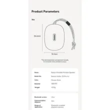 اسپیکر بلوتوثی قابل حمل بیسوس مدل AeQur 35 Pro