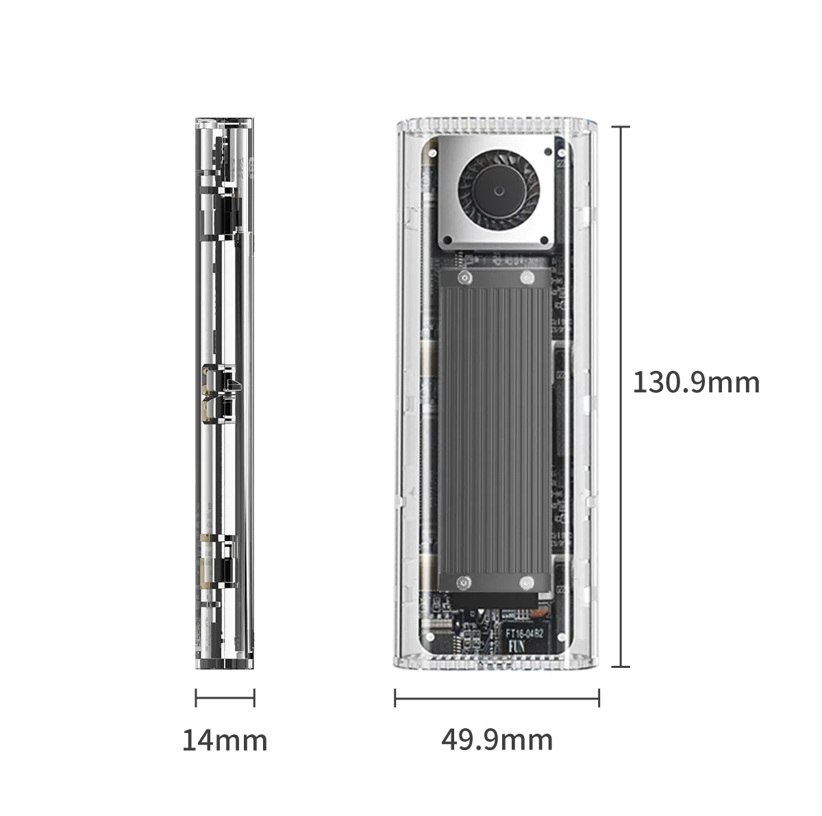 باکس M.2 NVMe SSD 20Gbps اوریکو مدل TCM2-G20