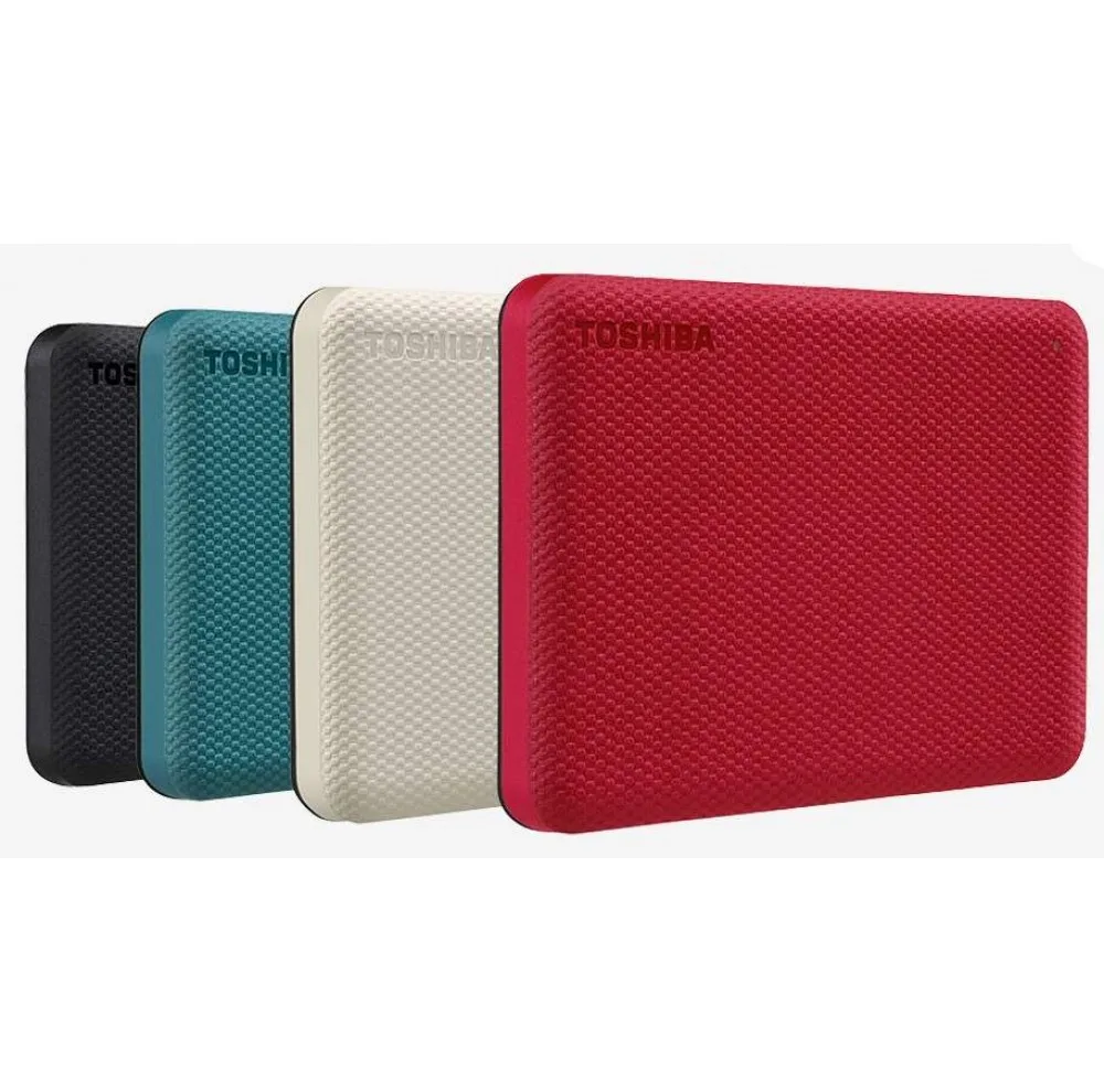 هارد اکسترنال توشیبا مدل Canvio Advance ظرفیت دو ترابایت دارای رابط USB Type-A 3.2