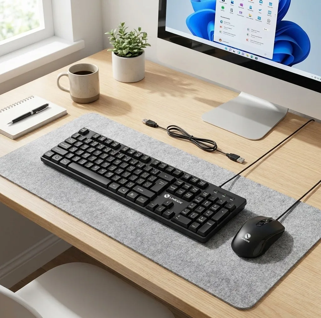 کیبورد و موس لایماید مدل T13 کد OFFICE-2024