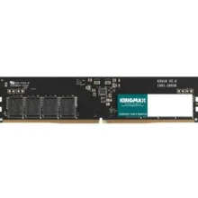 رم کامپیوتر کینگ‌مکس DDR5 تک کاناله 8 گیگابایت 4800 مگاهرتز U-DIMM با تایمینگ 40 و مصرف توان بهینه