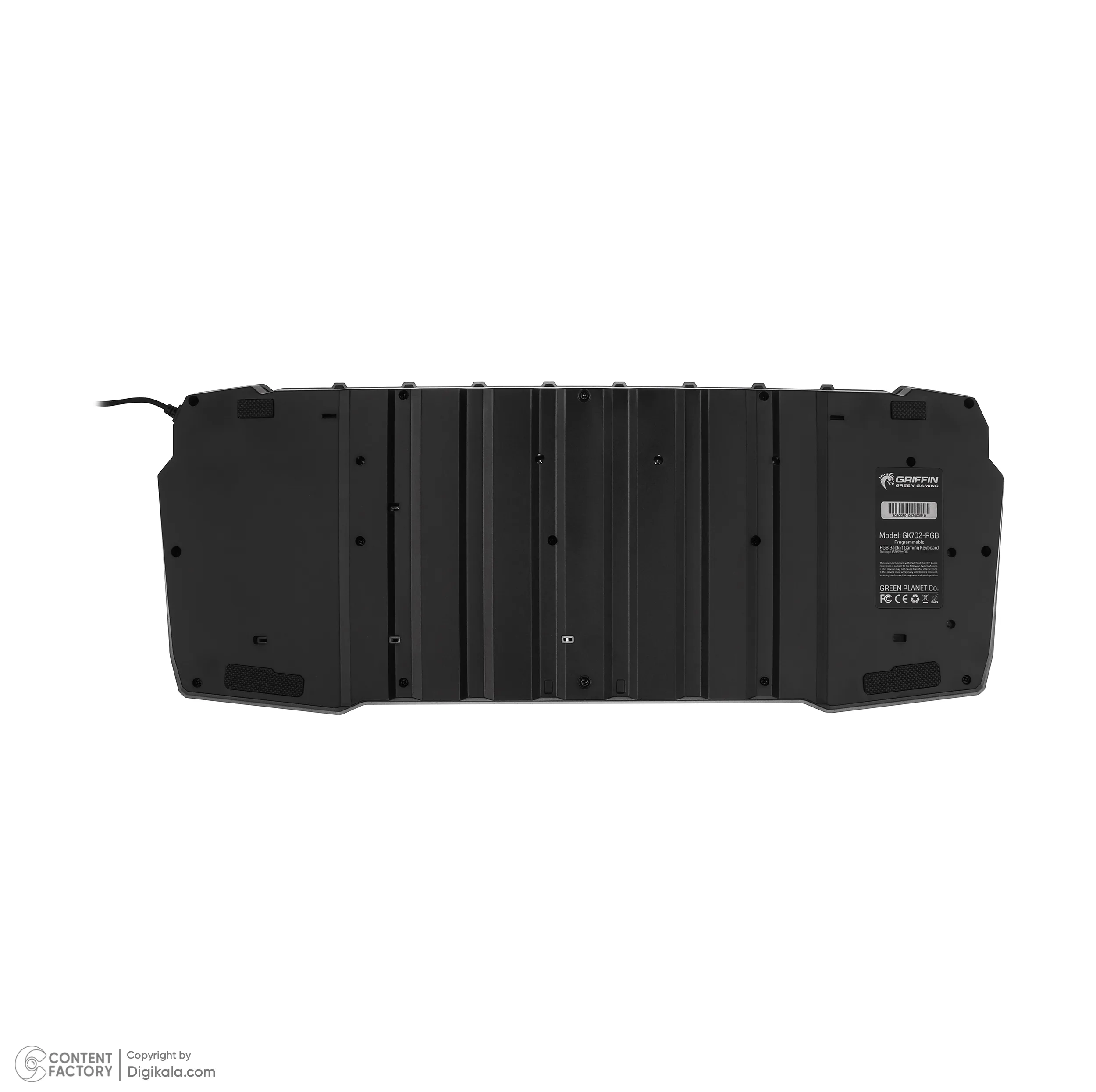 کیبورد گیمینگ گرین مدل GK702-RGB، Full-Size نورپردازی RGB