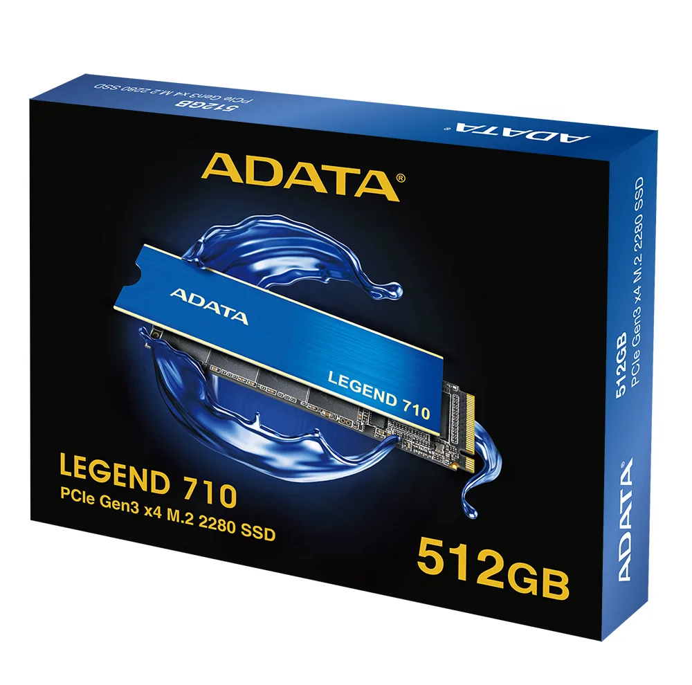 اس اس دی اینترنال PCIe Gen3 x4 ای دیتا مدل LEGEND 710 ظرفیت 512 گیگابایت