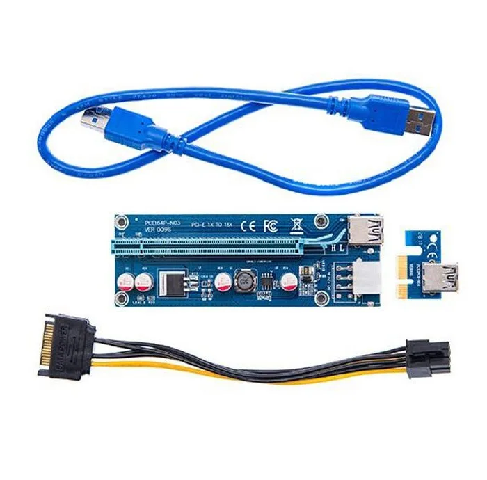 رایزر کارت گرافیک تبدیل PCI EXPRESS 1X به 16Xمدل 009S