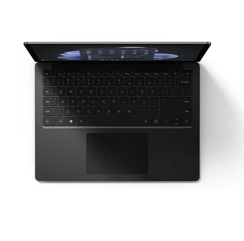 لپتاپ مایکروسافت مدل Surface Laptop 5 با پردازنده Core i5-1235U، رم LPDDR5X 8GB، حافظه SSD با ظرفیت 256GB، نمایشگر لمسی 13.5 اینچ PixelSense، دارای نور پسزمینه کیبورد، سیستمعامل Windows 11
