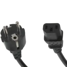 کابل برق 3 پین منبع تغذیه کامپیوتر بافو مدل C13 طول 1.5 متر