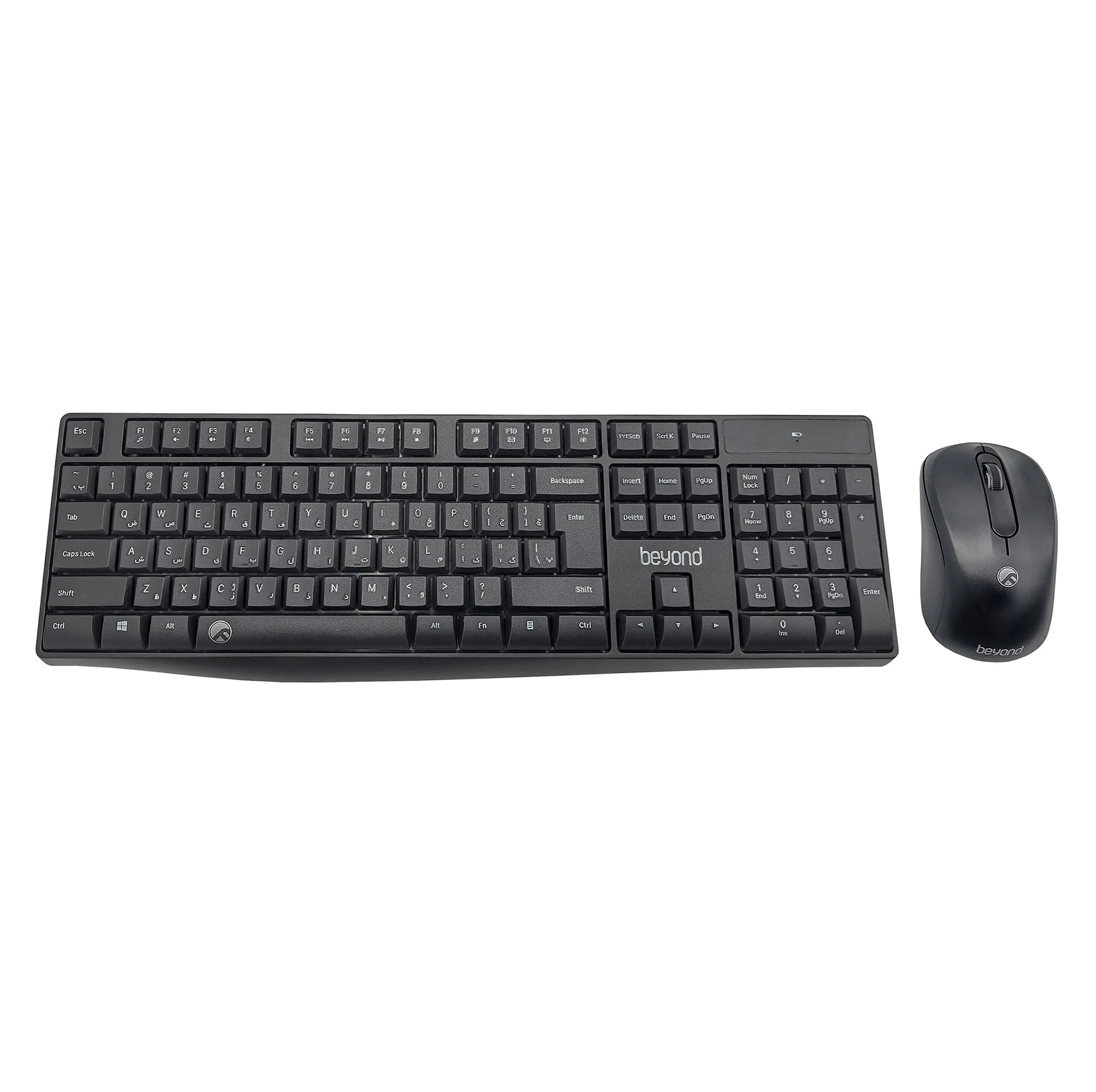 کیبورد و ماوس بی سیم بیاند مدل BMK-5110RF، سوییچ ممبران، Full-Size