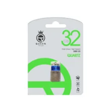 فلش مموری کوئین تک مدل QUARTZ ظرفیت 32 گیگابایت مقاوم در برابر آب، ضربه، خش، شوک و گرد و غبار، طراحی بندانگشتی و ضد اثر انگشت