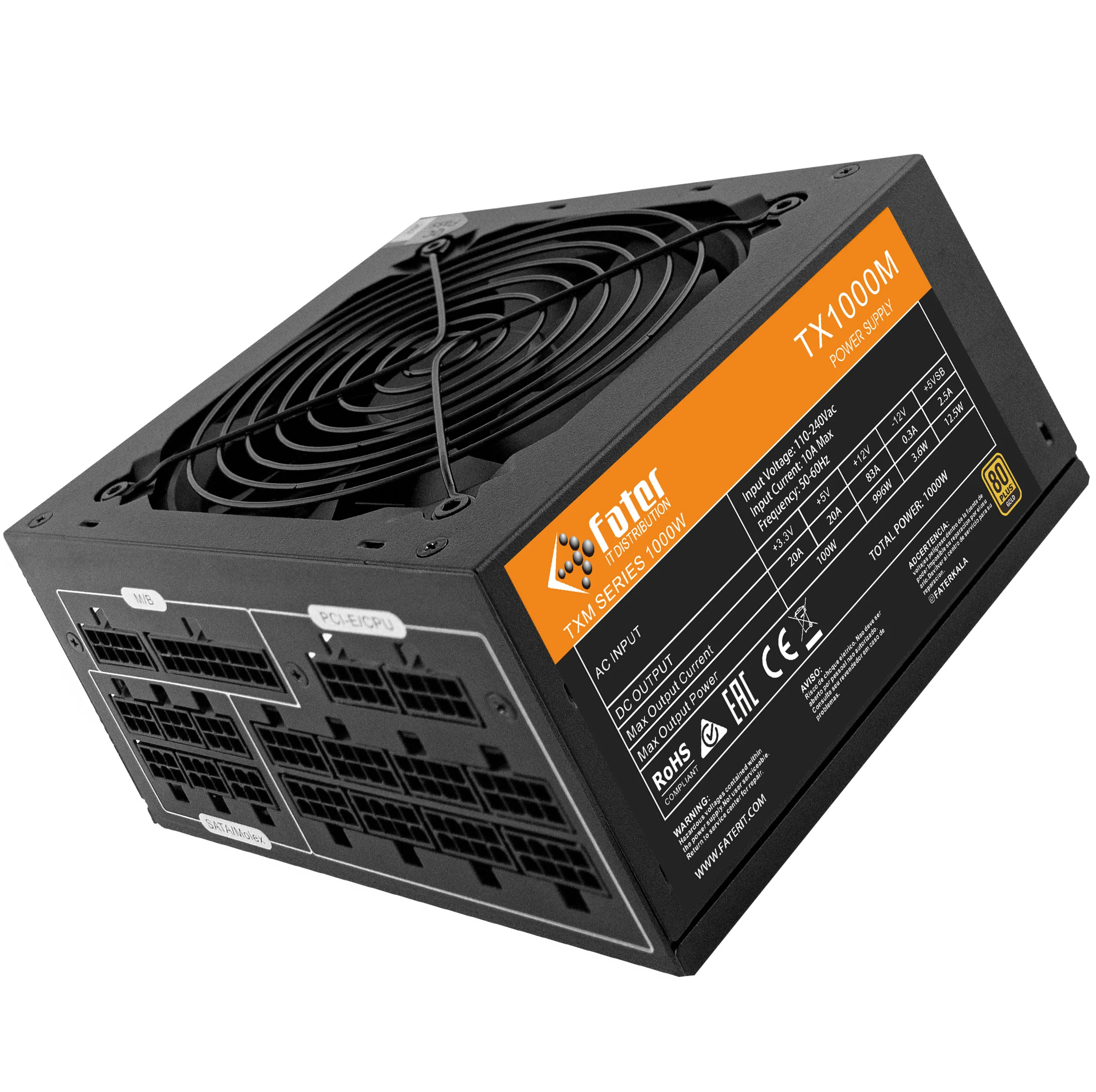 منبع تغذیه کامپیوتر فاطر مدل TX1000M