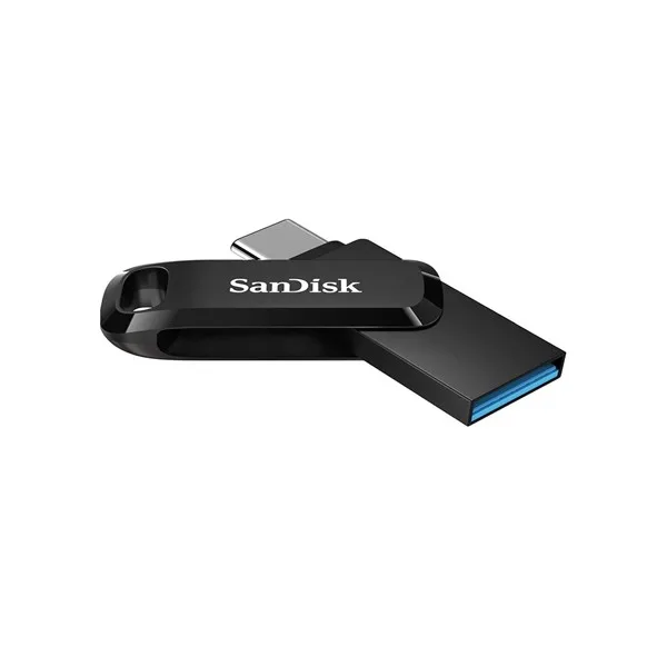فلش مموری 512 گیگابایت سن دیسک مدل Ultra Dual Drive Go با رابط‌های USB Type-A و USB Type-C، وزن 5 گرم