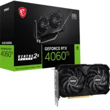 کارت گرافیک ام اس آی مدل GeForce RTX™ 4060 Ti VENTUS 2X BLACK 16G OC