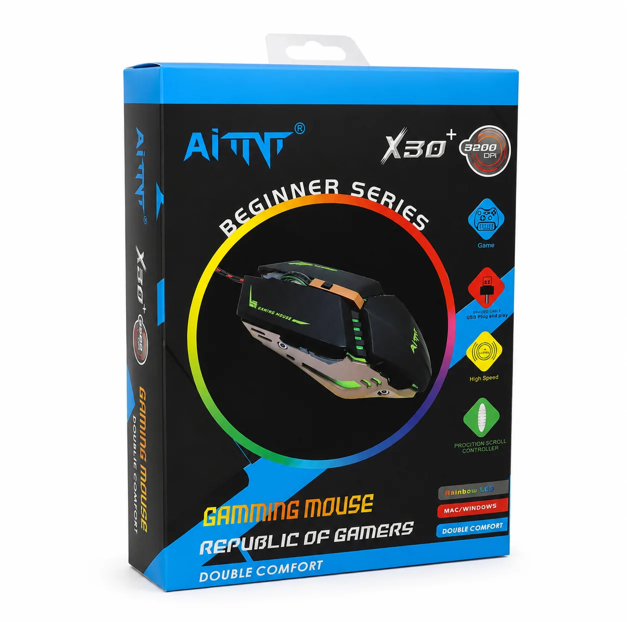 ماوس گیمینگ تی ان تی مدل ROBATIC-X30