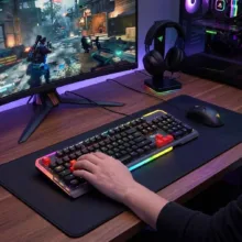 کیبورد مخصوص بازی جی پلاس مدل GMK-K560W
