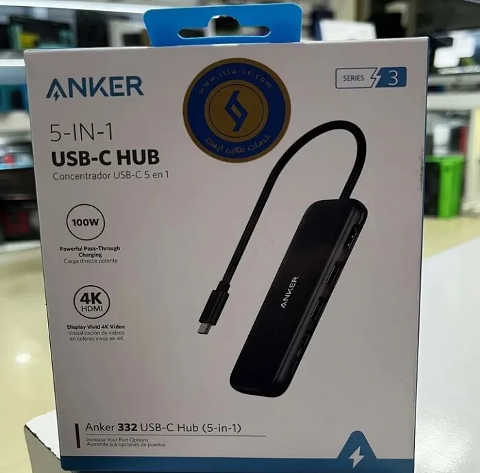 هاب 5 پورت USB-C انکر مدل A8355