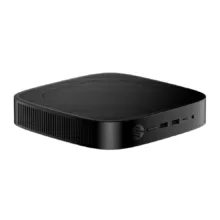 کامپیوتر کوچک اچ‌ پی مدل T550 با پردازنده Celeron J6412 حافظه SSD با ظرفیت 128 گیگابایت رم DDR4 با ظرفیت هشت گیگابایت پردازنده گرافیکی Intel