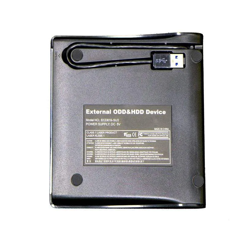 باکس تبدیل DVD رایتر USB3.0 اینترنال SATA به اکسترنال ونتولینک مدل 9.5mm