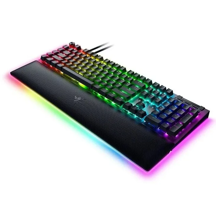 کیبورد مخصوص بازی ریزر مدل  BlackWidow V4 Pro Yellow Switch