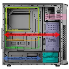 کیس کامپیوتر گرین مدل Oraman Plus
