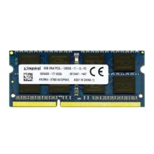رم لپ‌تاپ کینگستون DDR3، ظرفیت 8 گیگابایت مدل PC3L 12800S فرکانس 1600 مگاهرتز تک ماژول