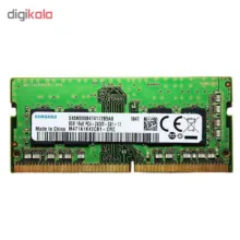 رم لپتاپ DDR4 تک کاناله 2400 مگاهرتز cl17 سامسونگ مدل PC4 ظرفیت 8 گیگابایت