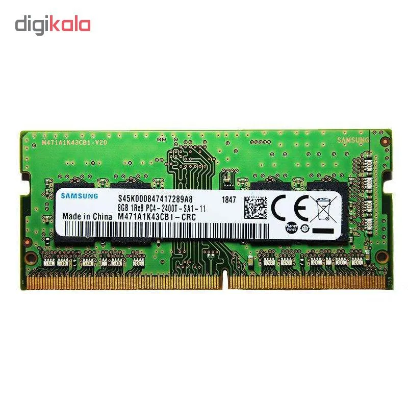 رم لپتاپ DDR4 تک کاناله 2400 مگاهرتز cl17 سامسونگ مدل PC4 ظرفیت 8 گیگابایت