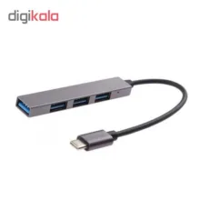هاب 4 پورت USB-C مدل T809A