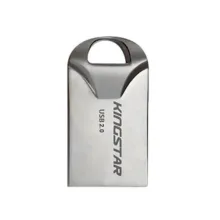 فلش مموری 32 گیگابایت کینگ استار مدل KS218 با رابط USB 2.0 و بدنه فلزی بندانگشتی