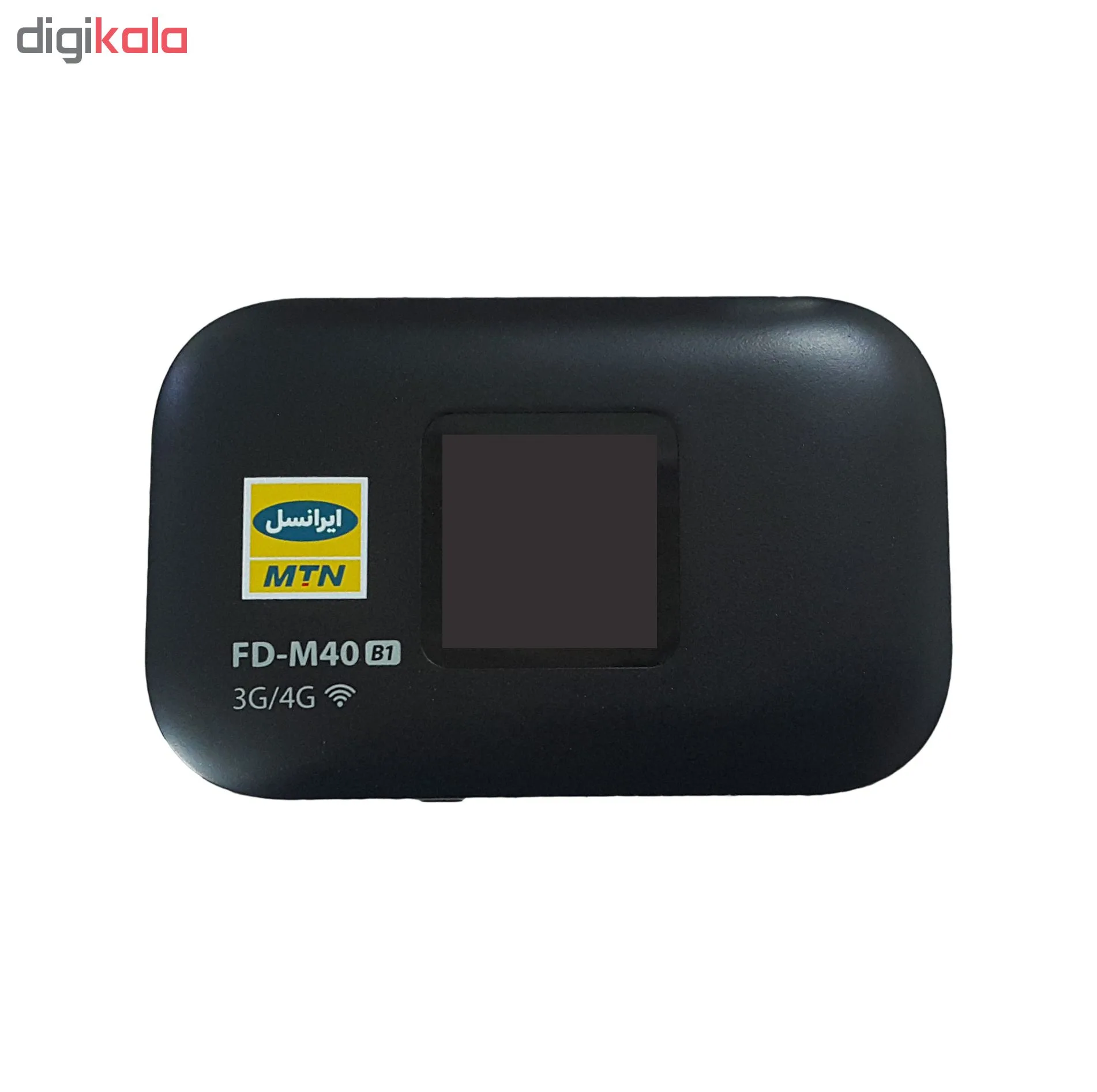 مودم 4G قابل حمل ایرانسل مدل FD-M40 با باتری 3000 میلی‌آمپر، پشتیبانی همزمان 25 کاربر، صفحه نمایش LCD، اتصال بی‌سیم و باسیم، سازگار با اندروید، ویندوز و MacOS و قابلیت پشتیبانی از پیامک و DDNS