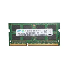 رم لپ‌تاپ DDR3 تک کاناله 4 گیگابایت سامسونگ مدل M471B5273CH0-CH9 فرکانس 1333 مگاهرتز، تایمینگ CL9، ولتاژ کاری 1.5 و 1.35 ولت، نوع SO-DIMM با 204 پین