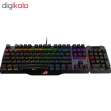 کیبورد مخصوص بازی ایسوس مدل ROG Claymore