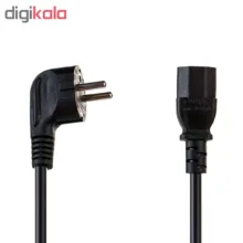 کابل برق سه پین منبع تغذیه کامپیوتر مدل P-KMZ طول 1.5 متر