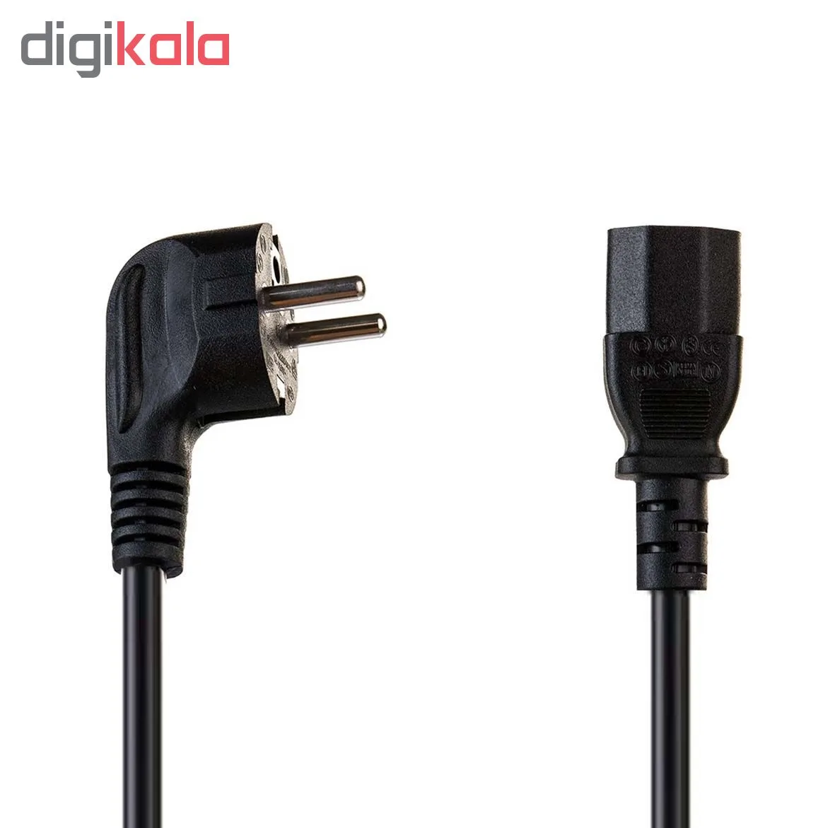 کابل برق سه پین منبع تغذیه کامپیوتر مدل P-KMZ طول 1.5 متر