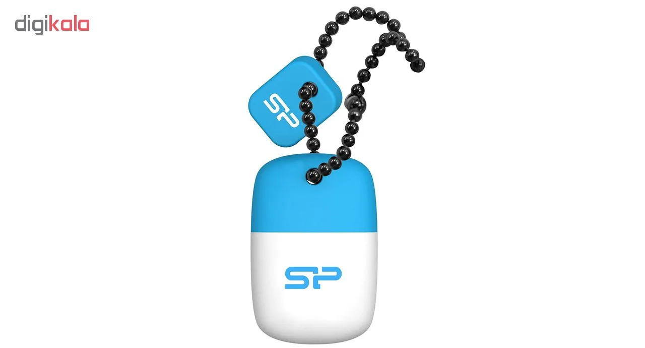 فلش مموری سیلیکون پاور مدل Touch T07 ظرفیت 32 گیگابایت، رابط USB 2.0، سازگار با ویندوز و مک، سرعت خواندن 15 مگابیت بر ثانیه و سرعت نوشتن 5 مگابیت بر ثانیه، طراحی مقاوم و سبک