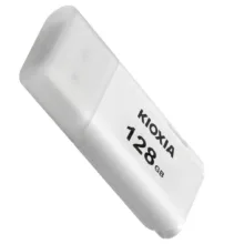 فلش مموری کیوکسیا مدل U202 ظرفیت 128 گیگابایت درپوش‌دار با رابط USB 2.0 و سرعت انتقال 30 مگابایت بر ثانیه، سازگار با کامپیوتر، لپ‌تاپ، موبایل، تبلت و تلویزیون