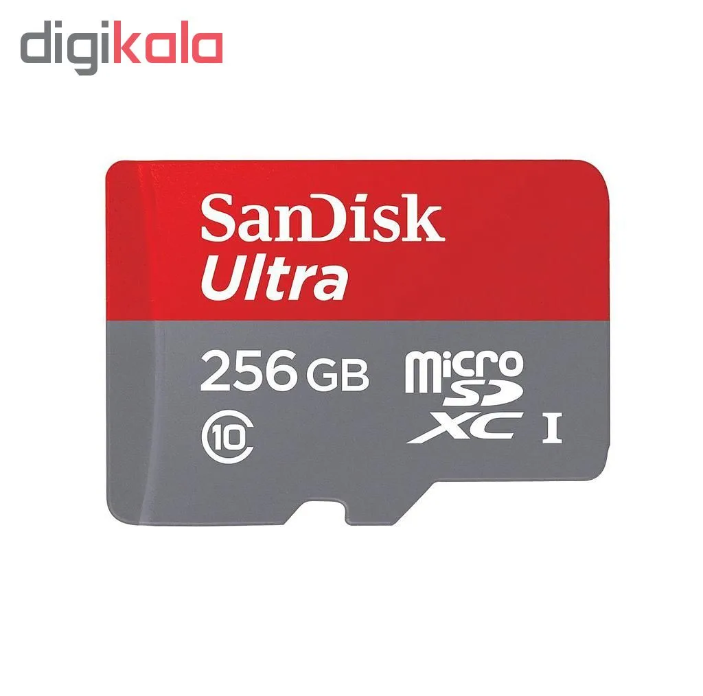 کارت حافظه microSDXC سن دیسک مدل Ultra کلاس 10 استاندارد UHS-I U1 سرعت 100MBps ظرفیت 256 گیگابایت