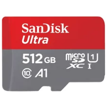 کارت حافظه microSDXC سن دیسک مدل Ultra کلاس 10 استاندارد UHS-I U1 سرعت 100MBps ظرفیت 512 گیگابایت
