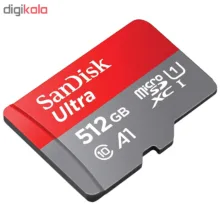 کارت حافظه microSDXC سن دیسک مدل Ultra کلاس 10 استاندارد UHS-I U1 سرعت 100MBps ظرفیت 512 گیگابایت