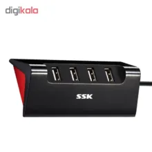 هاب 4 پورت USB 2.0 اس اس کا مدل SHU830