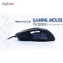 ماوس مخصوص بازی تسکو مدل TM 2018n به همراه ماوس پد