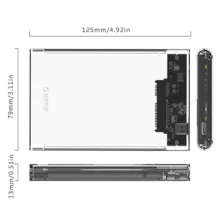 قاب SSD و هارد 2.5 اینچی اوریکو مدل 2139C3-G2-CR