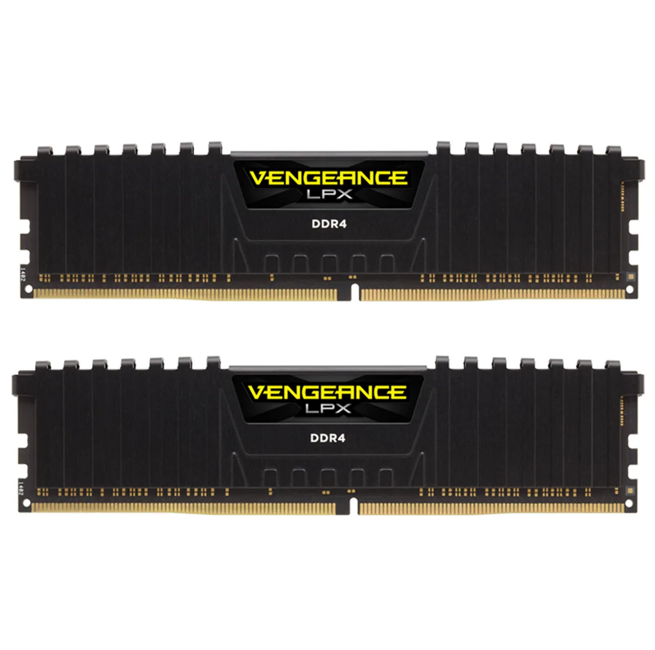 رم دسکتاپ کورسیر مدل Vengeance LPX DDR4 دو کاناله 32 گیگابایت 3200 مگاهرتز CL16 با هیتسینک آلومینیومی و پشتیبانی از XMP 2.0 برای اورکلاکینگ پایدار و خنک‌کنندگی بهینه