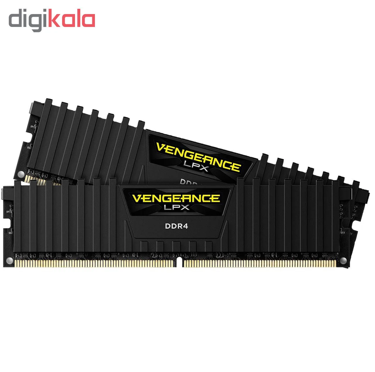 رم دسکتاپ کورسیر مدل Vengeance LPX DDR4 دو کاناله 32 گیگابایت 3200 مگاهرتز CL16 با هیتسینک آلومینیومی و پشتیبانی از XMP 2.0 برای اورکلاکینگ پایدار و خنک‌کنندگی بهینه
