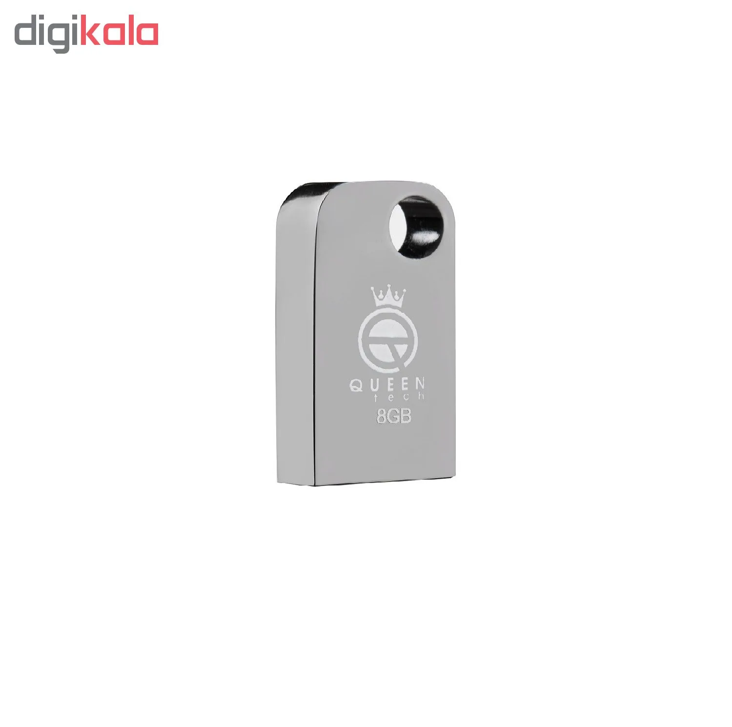 فلش مموری 8 گیگابایت کوئین تک مدل CELL با رابط USB 2.0، طراحی فشرده و مقاومت در برابر آب، ضربه، لرزش و گرد و غبار