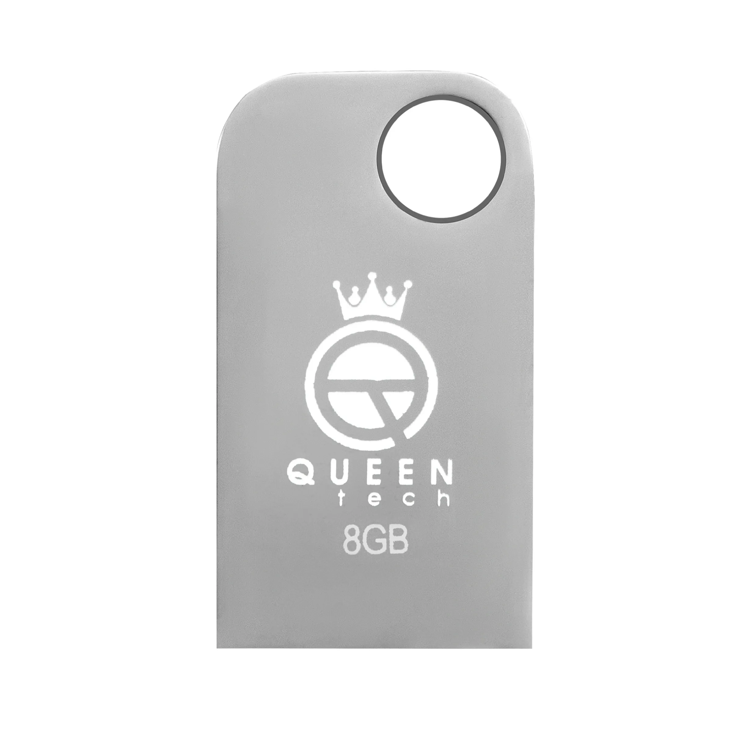 فلش مموری 8 گیگابایت کوئین تک مدل CELL با رابط USB 2.0، طراحی فشرده و مقاومت در برابر آب، ضربه، لرزش و گرد و غبار