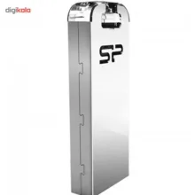 فلش مموری 64 گیگابایت سیلیکون پاور مدل Jewel J10 با رابط USB نسخه 3.0، بدنه استیل ضدزنگ با روکش ضداثر انگشت و مقاوم در برابر آب، لرزش و گردوغبار