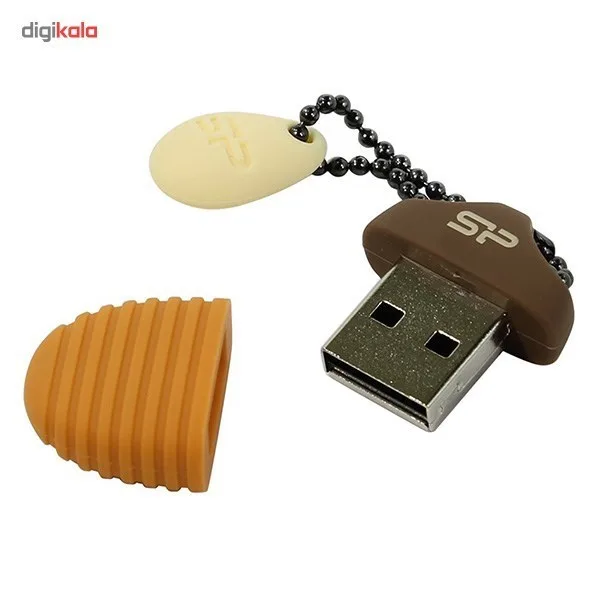 فلش مموری 64 گیگابایت سیلیکون پاور مدل Touch T30 با رابط USB 2.0 و بدنه مقاوم در برابر آب، گردوغبار، شوک و لرزش