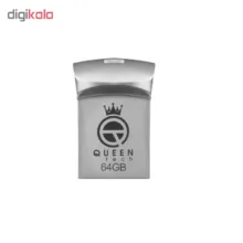 فلش مموری 64 گیگابایت کوئین تک مدل STEP با رابط USB 2.0 و طراحی فشرده بدون قاب