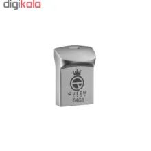 فلش مموری 64 گیگابایت کوئین تک مدل STEP با رابط USB 2.0 و طراحی فشرده بدون قاب